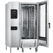 A Convotherm full size roll-in electric combi oven with the door open.