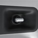 A black Convotherm easyTouch control panel on a silver rectangular oven door.
