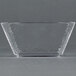 An American Metalcraft clear styrene square bowl.
