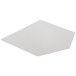 A white square Avantco separation plate.