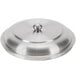 An American Metalcraft stainless steel lid with a round handle.