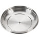 An American Metalcraft stainless steel lid with a hole in the center.
