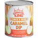 A case of 6 Carnival King #10 cans of caramel dip.
