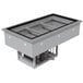 A rectangular metal Advance Tabco drop-in refrigerated cold pan unit with a black border.