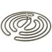 A Carnival King heating element with a circular spiral design.