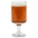 A Libbey Lexington goblet filled with beer with foam on top.