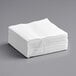 A stack of Choice white paper napkins.