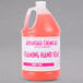 A pink and white bottle of Advantage Chemicals foaming hand soap.