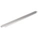 An Avantco stainless steel divider bar with a long metal handle.