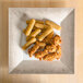 A Thunder Group Jazz melamine plate with fried chicken and fries.