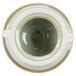 A white ceramic Tuxton tea pot lid.
