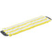 A yellow and white Unger SmartColor MicroMop pad.
