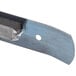 A Bulman Deluxe Razor-X Cutter lower knife assembly with a blue plastic wrap around a metal blade.