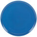 A Fiesta Lapis blue china pizza / baking tray with a rim and circle design.