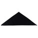 A black triangle shaped chef neckerchief.
