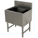 Advance Tabco Prestige Series stainless steel underbar ice bin with a 10-circuit cold plate on a counter.