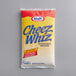 A yellow bag of Kraft Cheez Whiz cheese spread with blue text on a white background.