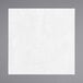 Choice Touchstone 14" x 14" White Linen-Feel Flat-Packed Dinner Napkin - 1000/Case