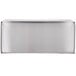 A silver rectangular Grand Slam replacement drip tray for a hot dog roller grill.