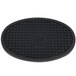 An American Metalcraft black oval silicone trivet.