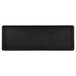 A black rectangular Elite Global Solutions melamine tray with a handle.