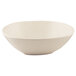 An irregular-shaped papyrus-colored bowl from Elite Global Solutions.