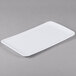 A white rectangular GET Coralline melamine platter.