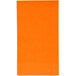 A Sunkissed Orange paper napkin with a white border.