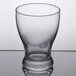 A clear Libbey juice glass with a small rim.