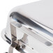A stainless steel base for a Vollrath Intrigue induction chafer.
