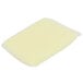 A yellow 3M Scotch-Brite Dobie cleaning pad.
