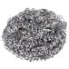 A close up of a 3M Stainless Steel Scrubber, a ball of silver wire.