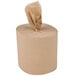 A roll of brown natural kraft paper towels.