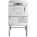 A Hobart LXGeR-1 high temperature glass washer with a digital display.