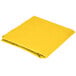 A folded yellow School Bus Yellow OctyRound table cover on a white background.