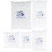 A case of 12 Polar Tech white bags with blue writing.