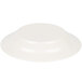A white bowl with a round rim on a white background.