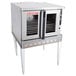 A Blodgett commercial convection oven with a glass door open.