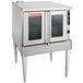 A Blodgett natural gas convection oven with glass doors.