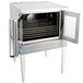 A Blodgett commercial convection oven with a door open.