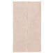 A white rectangular package of Choice Kraft Natural Tall-Fold Dispenser Napkins with a black border containing a stack of brown napkins.