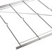 A Metro Erecta chrome wire upright with metal bars.