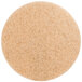 A close up of a round beige 3M Natural Blend tan floor pad.