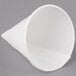 A Bare by Solo white cone shaped paper cone cup.
