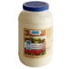 A white plastic container of AAK Select Recipe Extra Heavy Mayonnaise with a blue lid and label.