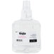 A bottle of GOJO Clear & Mild fragrance free foaming hand soap with a white label.