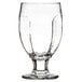 A Libbey Chivalry banquet goblet with a curved stem.