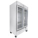 A Beverage-Air Vista Series reach-in refrigerator with glass doors.