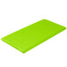 A folded Fresh Lime Green Tissue / Poly Table Cover in green.