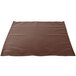 A pack of brown Intedge cloth napkins on a white background.